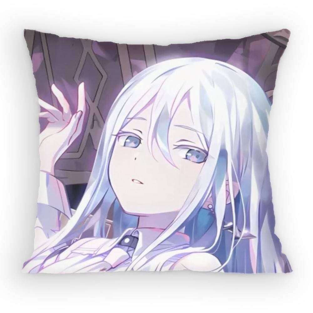 Project Sekai Yoisaki Kanade World Pillow Case Anti-Dustmite Pillowcase Invisible Zipper Silky Short Plush Sofa Cushion Cover
