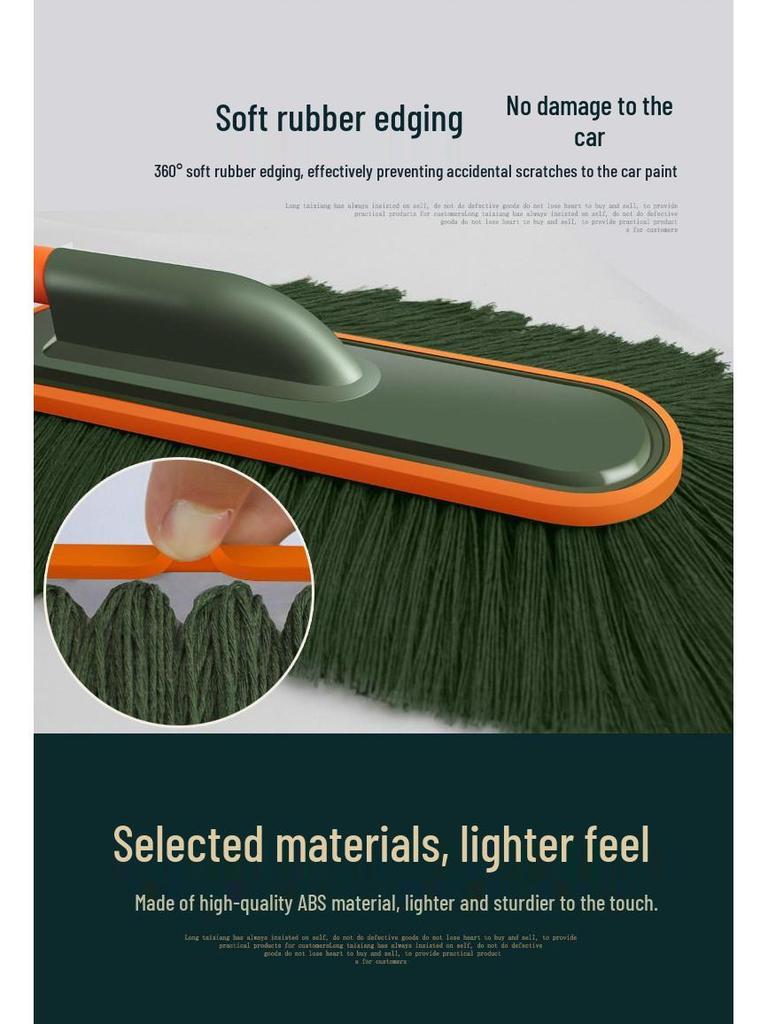 Щетка для очистки автомобиля от пыли и снега с выдвижной ручкой