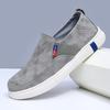 Мужская обувь тканевая обувь летняя мужская парусиновая обувь новая универсальная низкая круглая дышащая на одном педале повседневная обувь