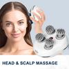 Electric Smart Head Scalp Massager Relax Neck Body Massage Kneading Vibrating Device Red Light Nourishes Hair 4 Massage Heads