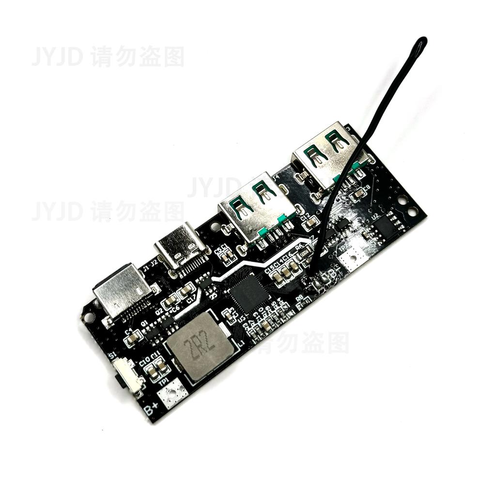 QC4.0 QC3.0 Светодиодный Двойной USB 5V 4.5A 22.5W Micro/Type-C USB Портативный Power Bank 18650 Зарядный Модуль Защита от Температуры