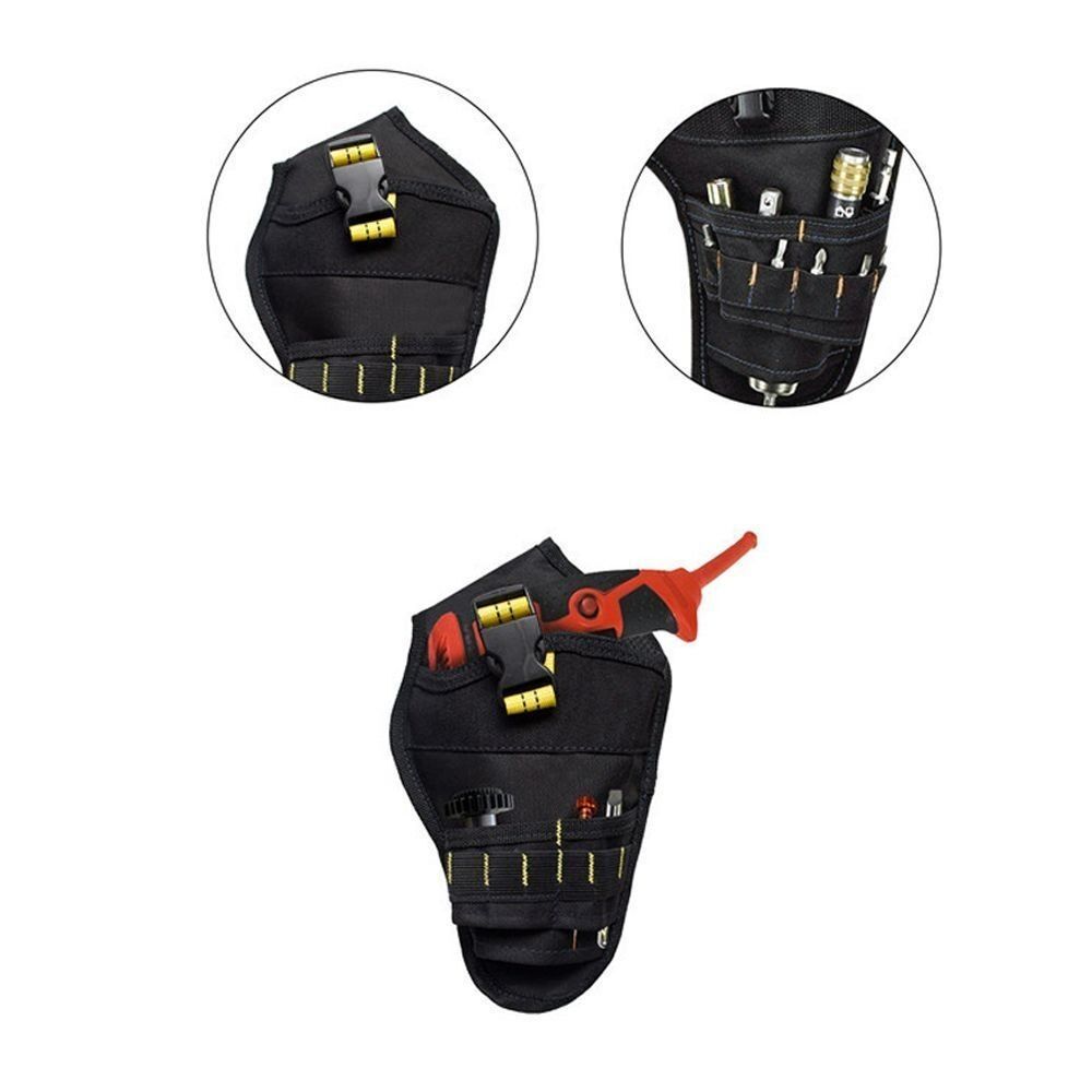 Многокарманный набор электроинструментов, лоскутный цвет, кобура для электроинструмента, сверхпрочная кобура для дрели