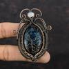 Tree Of Life Watermelon Tourmaline Pendant Copper Wire Wrapped Pendant Gemstone Pendant Handmade Moonstone Pendant Copper Jewelry For Gift