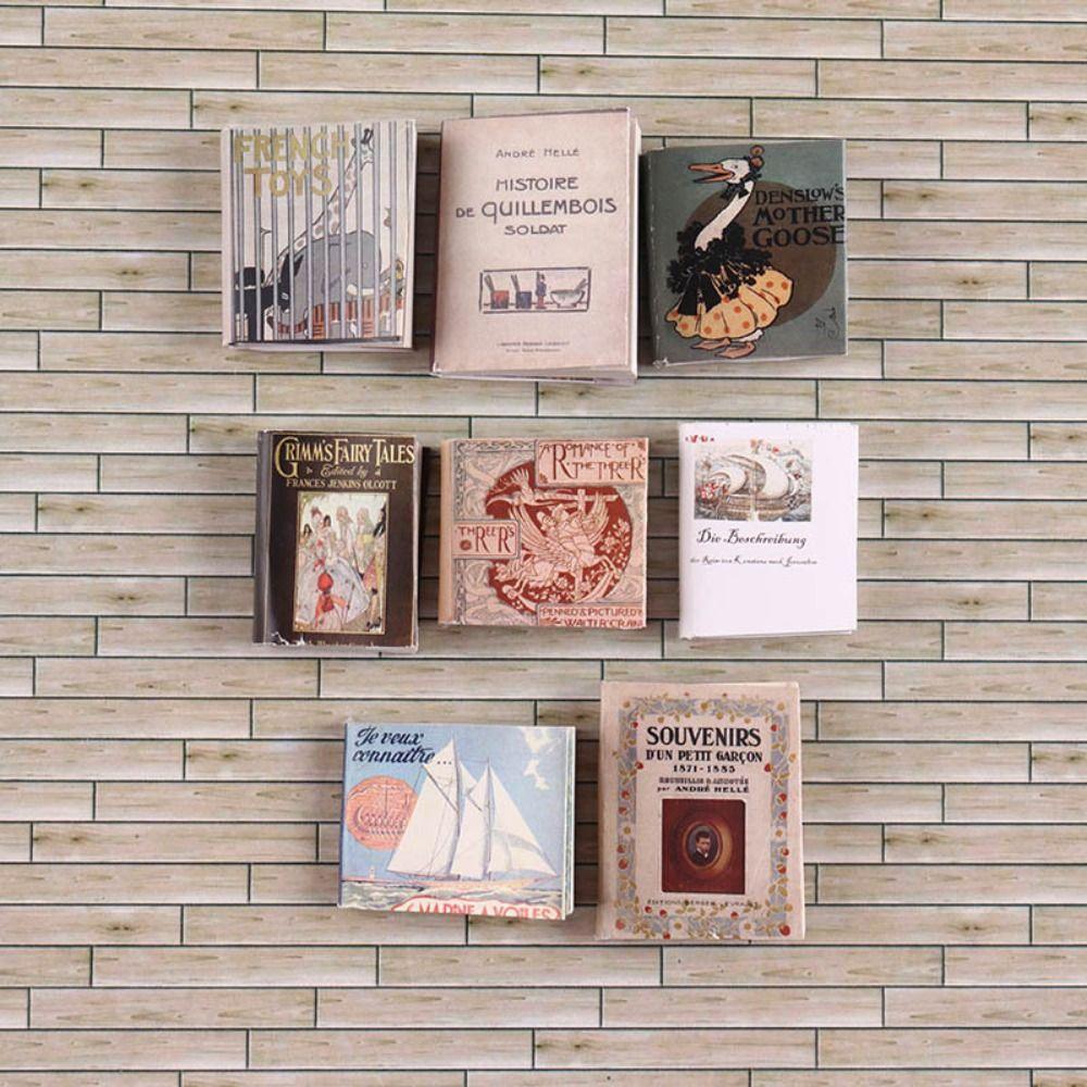 Can Be Opened Miniature Book Model Multicolor Mini Books Toys Dollhouse Book