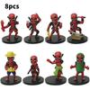 Character Model Deadpool Toys Cute Cartoon Living Room Tabletop Dolls Decor