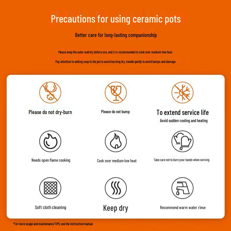 Керамическая кастрюля для тушения SUPOR из сподумена