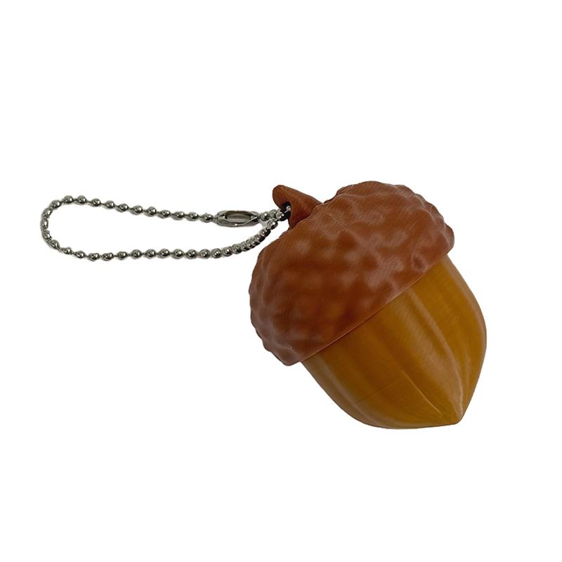 3D Printed Acorn Screen Tapper Keychain Smooth Surface Lightweight Mobile Gaming Accessory for Daily Bag Decor