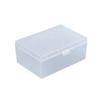 BenF Translucent Photo Card Storage Box Plastic Photo Card Storage Organizer Storage Box Storage Box Top Loader Case Photo Box Domusong, White, 1 P