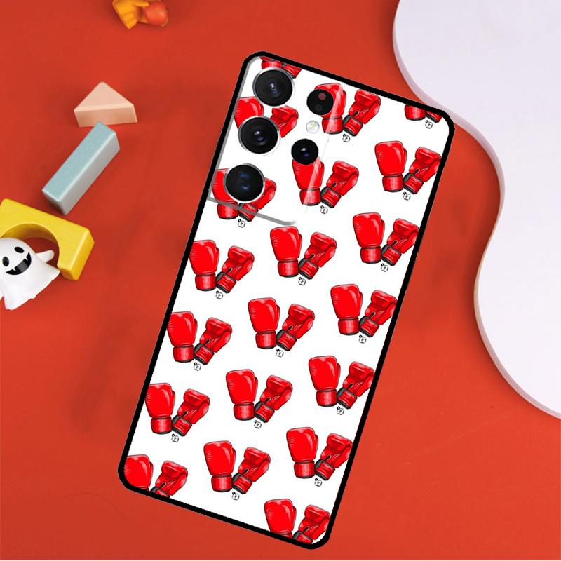 Boxing Gloves Phone Case For Samsung Galaxy S25 Ultra S24 Ultra S9 S10 S20 S21 S22 S24 Plus S23 FE Cover