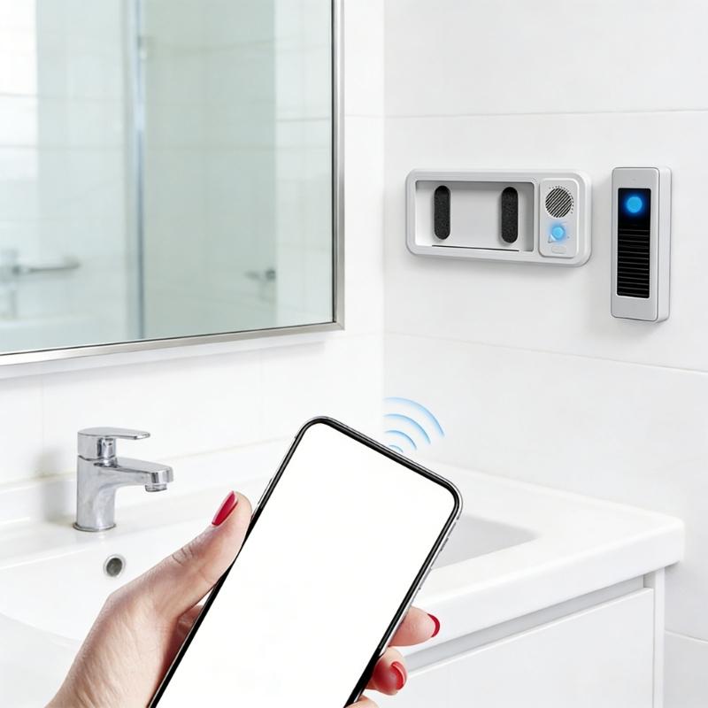Водонепроницаемый Bluetooth-совместимый Держатель для телефона-колонки для душа с 360° объемным звуком, длительное время работы, класс IPX4, Музыкальная шкатулка для ванной