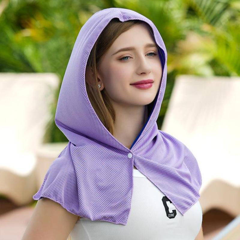 2026 Summer Arrival Cooling Beach Shawl Sun Protection Breathable Uv Protection Sun Hat