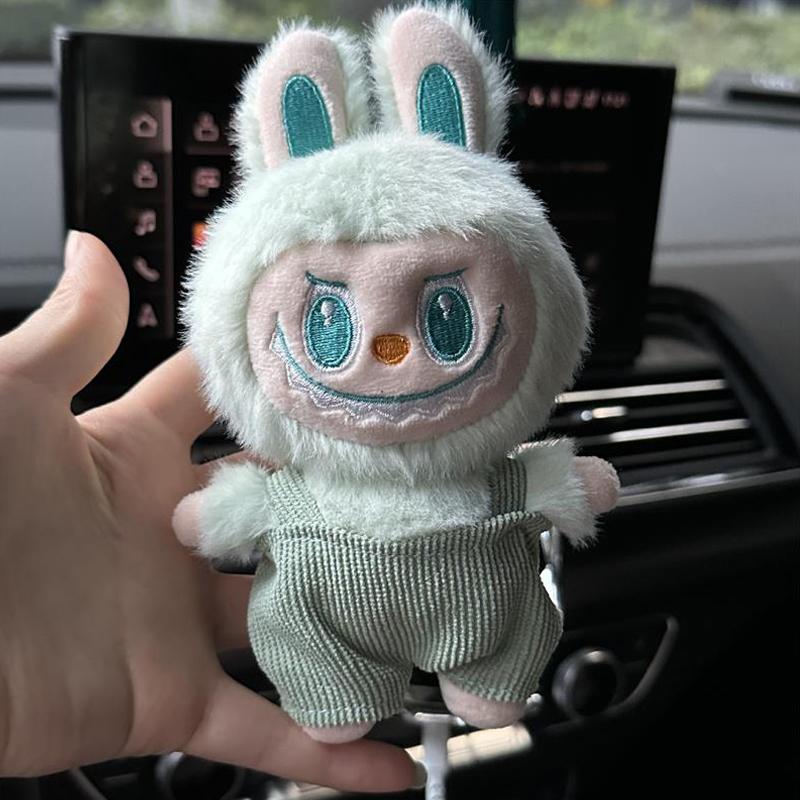 Милый аниме-комбинезон Labubu, плюшевая кукла, брелок, подвеска, сумка-монстр, подвесные украшения, аксессуары, подарки на день рождения