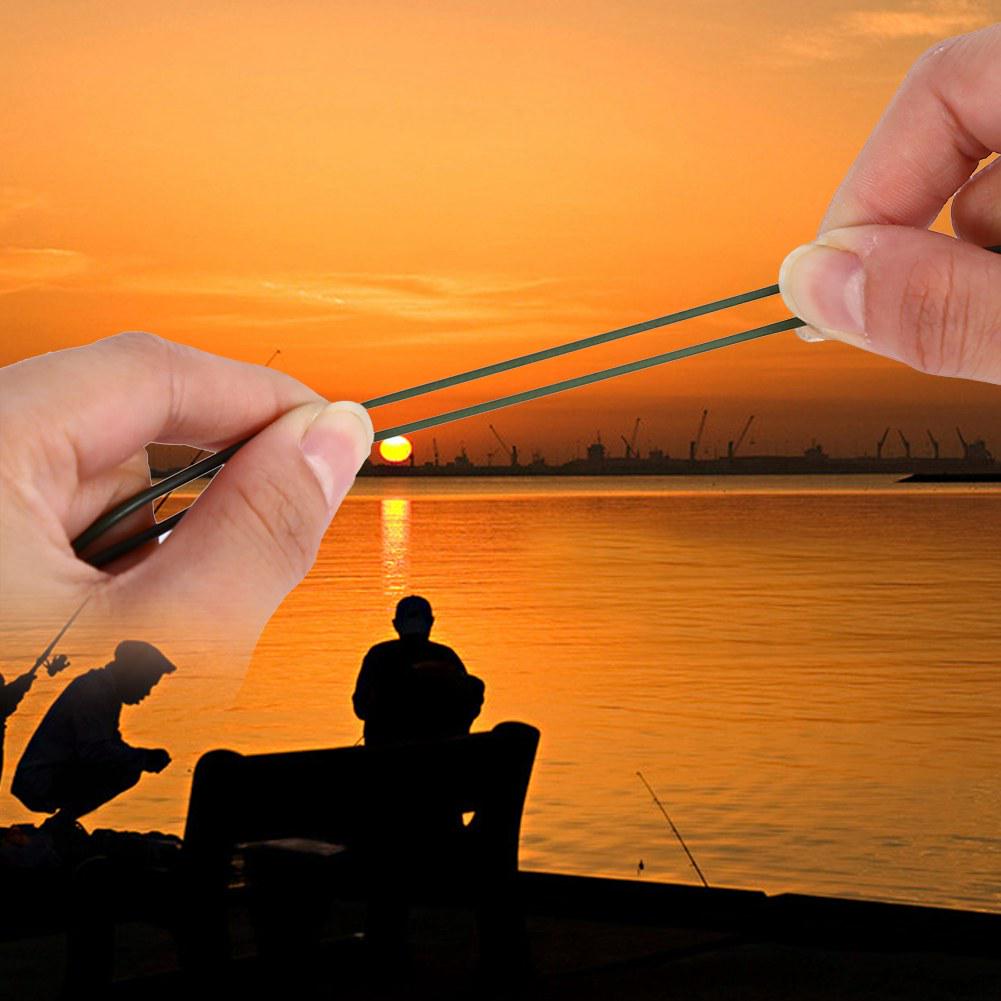 Набор из 3 шт. Карповая рыбалка Силиконовые поводки Трубка Рукав Имитация лески Снасти 1 метр