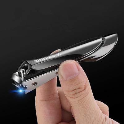 Кусачки для ногтей из нержавеющей стали, самые острые кусачки для ногтей, изогнутый край для взрослых, мужчин, женщин, откидное средство для чистки ногтей/пилка