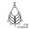 2025 Trend Accesories Water Drop Earring Connector Accessories Parts Ornaments For Home Accessories Parts