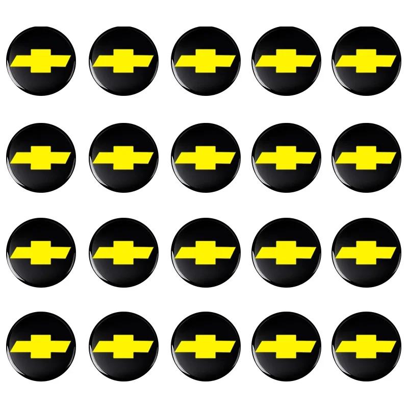 yflb1 New 15mm Fob Car Logo Sticker for Car Remote Control Key For Chevrolet Silverado Impala Malibu Equinox Camaro Car Accessories