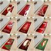 Cheerful Christmas Decor Mat In Lively Colors Ideal For Kitchen And Bedroom Use