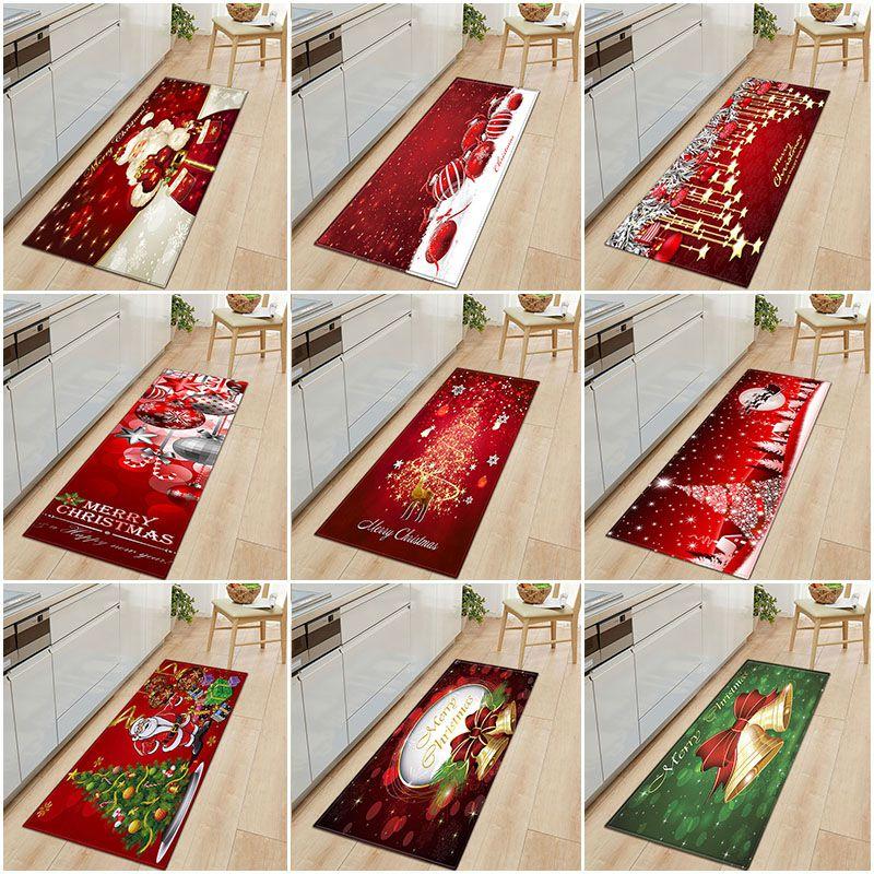 Cheerful Christmas Decor Mat In Lively Colors Ideal For Kitchen And Bedroom Use