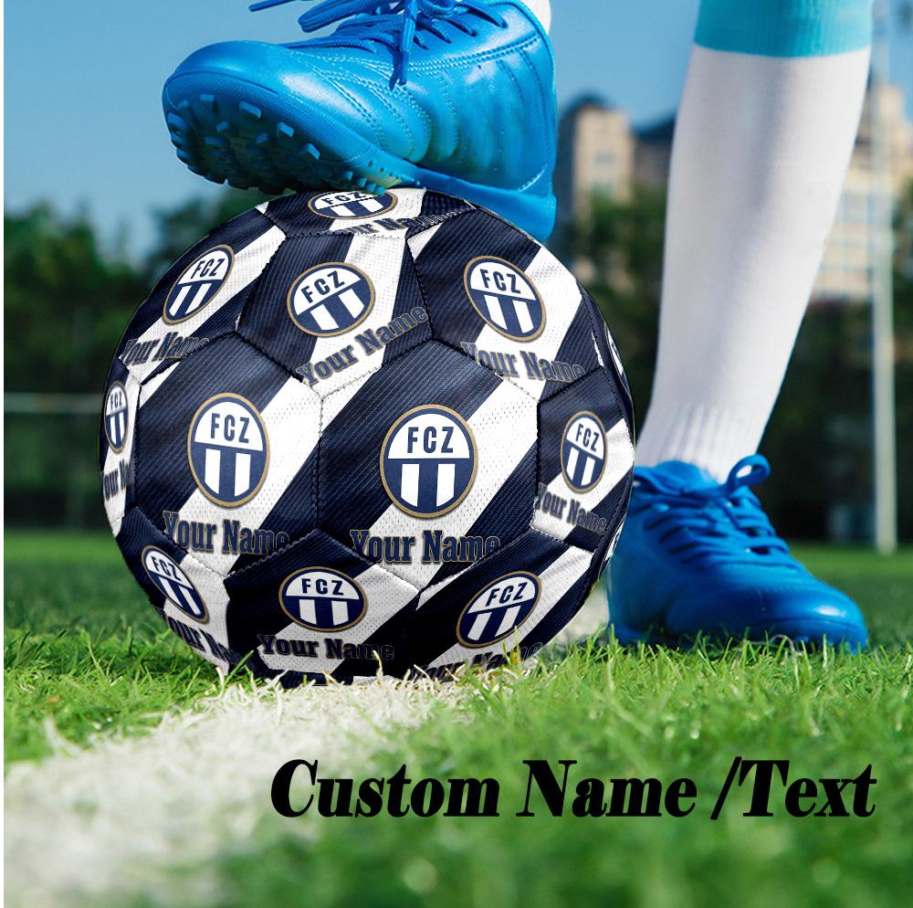 Size 5 Football Custom Name Text, Outdoor Training Soccer BallFC Zürich