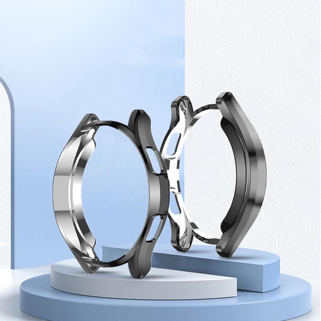 Защитный чехол из ТПУ, совместимый с Samsung Galaxy Watch4 Classic 42 мм, полый, мягкий ТПУ-чехол, гальваническое покрытие