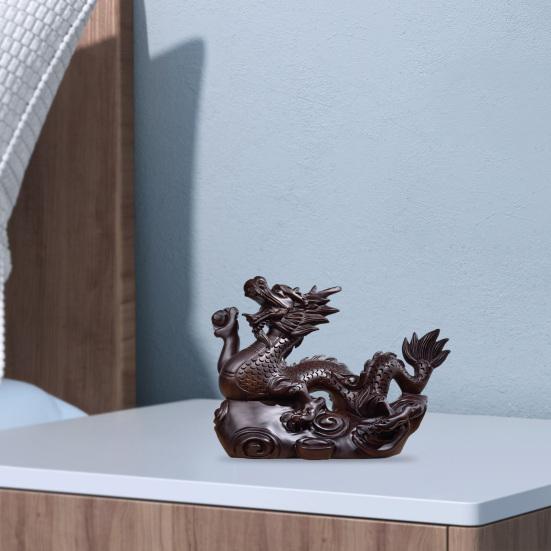 Украшение дракона, деревянная статуя китайского зодиака Дракона, украшение на удачу, украшение на год Дракона, секс-одежда для взрослых