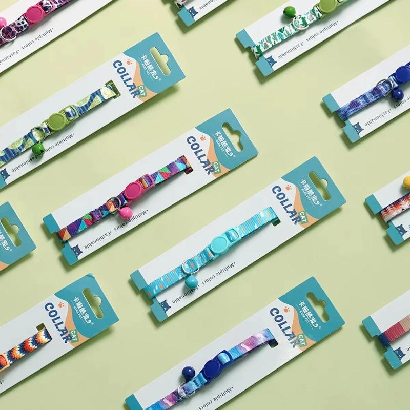 Милый дизайн ошейника для кошек против удушья, регулируемый 15-30 см, удобная посадка, декоративный колокольчик, надежная застежка, используется для кошек и собак