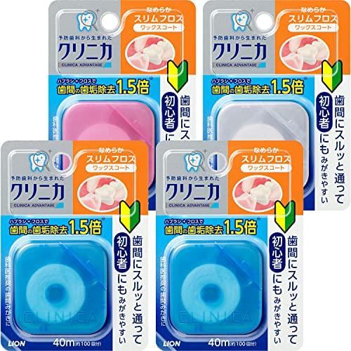 Clinica Advantage Smooth Slim Floss 40m x 4 pieces (*Color cannot be selected)