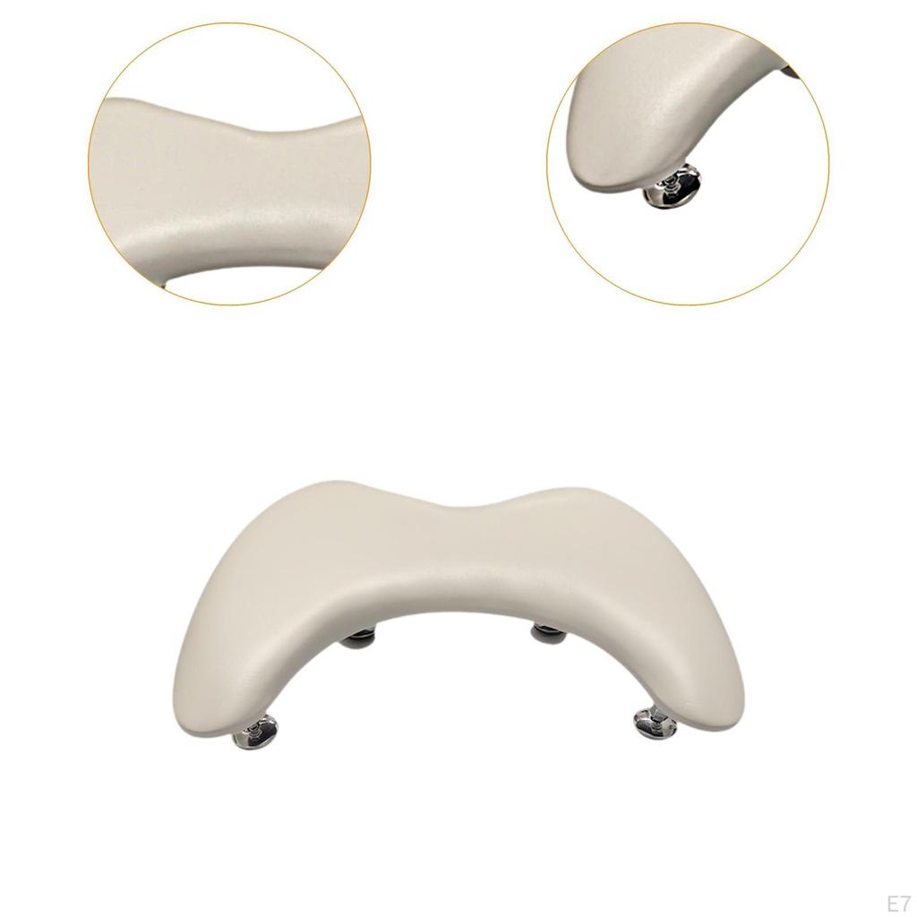 Подлокотник U-образной формы из искусственной кожи, съемный маникюрный подлокотник для ногтей для женщин, принадлежности для ногтей,