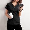 Women's Short Sleeve Scrub Top - Nurse/Surgeon Workwear T-Shirt Gown