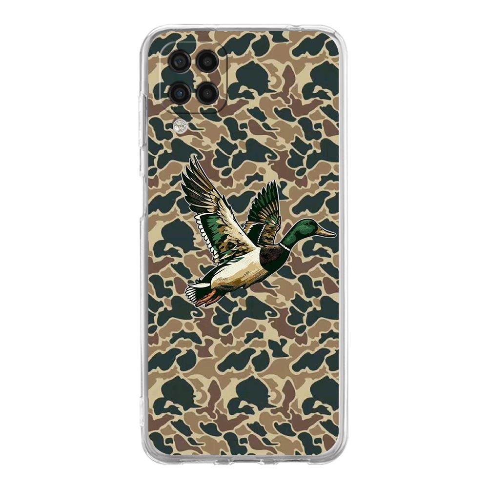 Чехол для телефона Samsung Galaxy A17 A13 A15 A25 A35 A51 A55 A71 A21S A11 A31 A41 A23 A53 A73 A32 5G A03S A05s Утка Охота