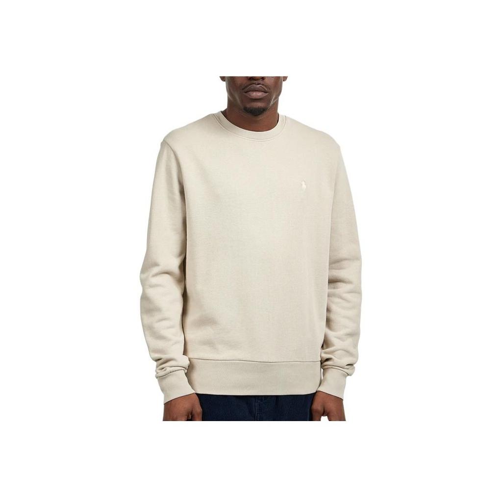 Polo Ralph Lauren Свитшот мужской с круглым вырезом, вышивкой логотипа, свободного кроя, с длинным рукавом, серый 710916689-025