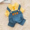 New Pet Clothes Puppy Dog Autumn and Winter Thin Four-legged Clothes Leash Overalls Teddy Bear Clothing
