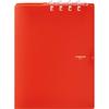 King Jim Compact Ring Holds approximately 25 A4 Notebook, Notebook, sheets, Bi-fold, Orange, 9956TY-OR