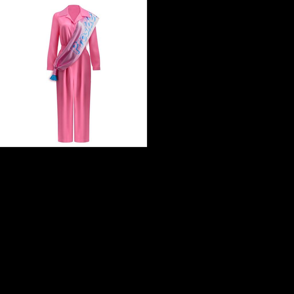 Костюм для косплея по фильму «Барби» 2023 года из ледяной конопляной ткани с полиуретановым материалом