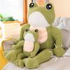 Творческая кукла-лягушка из ткани, плюшевая игрушка-подушка, кукла-лягушка, детский подарок на день рождения