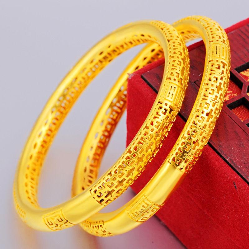 1 шт., женский универсальный золотой браслет в корейском стиле золотого цвета, минималистичный ажурный браслет