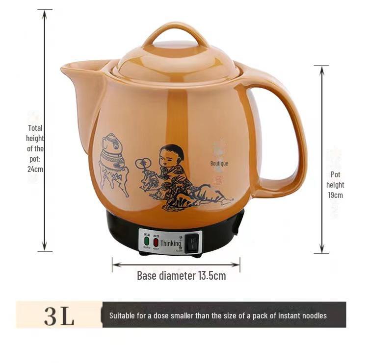 Автоматический керамический горшок для отвара лекарств для домашнего использования