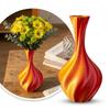Gradient Color Modern Twisted Flower Bottle Decorative Flowerpot  Home Desktop Decorations