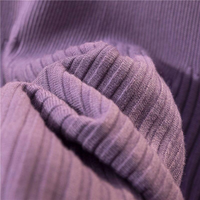 Новинка 2022 года, осенне-зимняя однотонная юбка трапециевидной формы средней длины, повседневная универсальная трикотажная плиссированная юбка средней длины для женщин