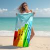 Beach Towel with Numberblocks3 Pattern - soft,absorbent,machine washable Lightweight&Modern,swimming,Travel Essentials