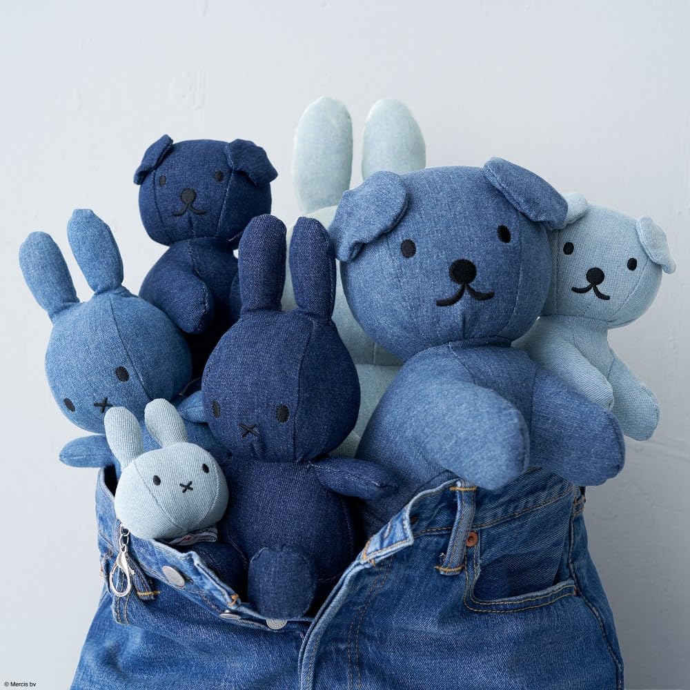 Мягкая игрушка Bon Ton Toys Miffy Denim Raw в подарок, 23 см,