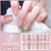 Waterproof Nail Art Sticker Glittering Gel Full Nail Wraps Fashion Gel Nail Stickers Set  Nail