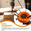 1pc Drill Bit Sharpener Attachment, Plastic Drill Bit Grinding Tool for Old Drill Bits, Large Angle Milling for 2-13mm Bits