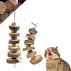 New Erfect Toy for Small Animals - Colorful, Durable, and Vibrant Wooden Chew Toy Providing Endless Entertainment and Long-lasti