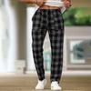 Men's Casual Plaid Pants Fashion Trend Pants