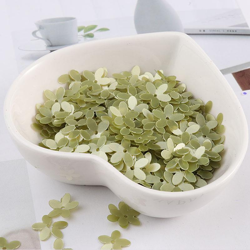 Бусины из смоляных блесток 350 шт., плоские цветочные пайетки, 10 мм, швейные аксессуары для украшений своими руками