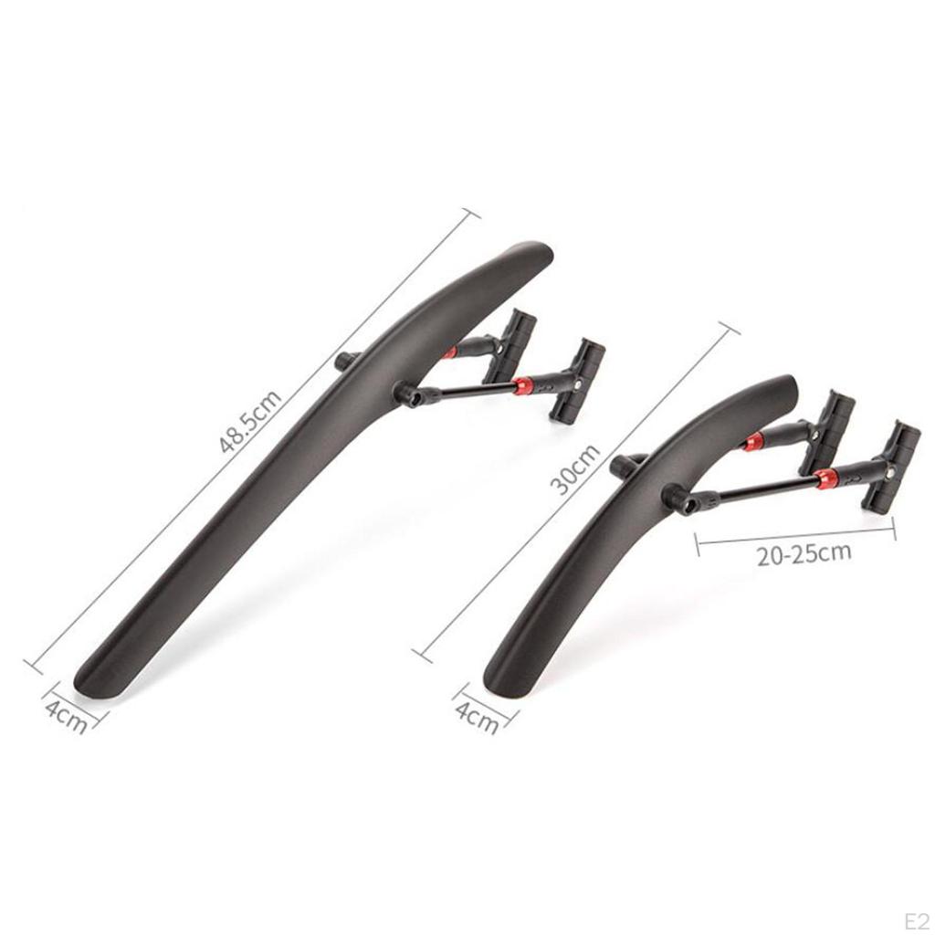 Road Bike Front Rear Fenders Mudguards Wheel Protector Sturdy Spare Parts Bicycle Mud Guards