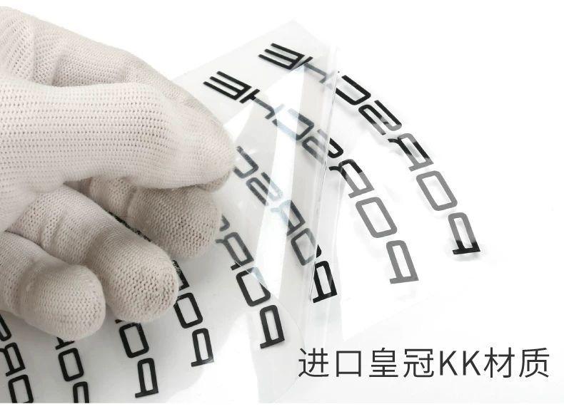 hbcr1 Car Brake Caliper Sticker High Temperature Waterproof Decal For Porsche Cayenne Panamera Macan 911 Taycan Boxster Cayman Pajun