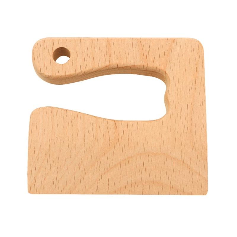 Wooden Knife Kids Cooking Toys Safe Knives Cutting Fruit Vegetable Chopper Kitchen Toy Montessori Education Tools For Toddlers