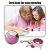 Вязальная машина для детей, круглая вязальная швейная машина для шарфа, сумки, свитера, шапки